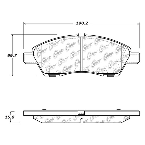 Premium Ceramic Brake Pads with Shims and Hardware for 2012-2019 Nissan (Versa, March, Tiida, Versa Note) 301.15920