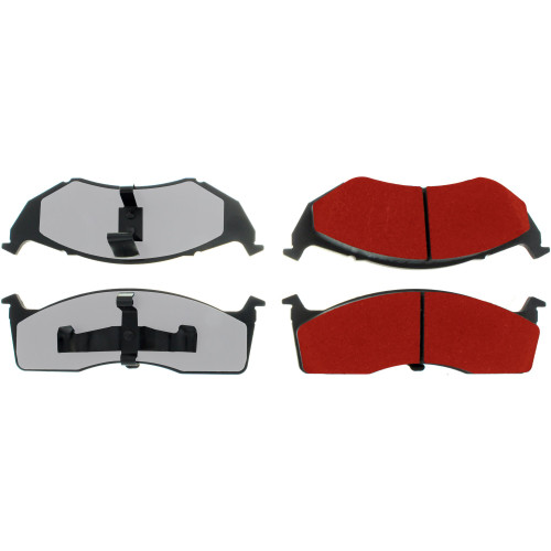PQ PRO Disc Brake Pads with Hardware for 1993-2002 Chrysler/Dodge/Eagle (Concorde, Grand Voyager, LHS, New Yorker) 500.05910