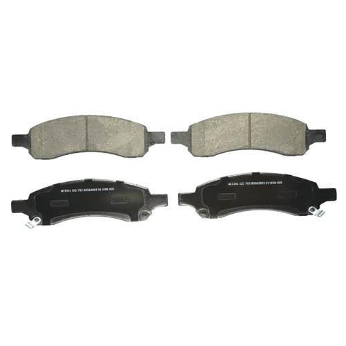 Essentials Front Disc Brake Pad Set Ceramic EC1169A - angled view