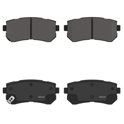 Essentials Rear Disc Brake Pad Set Ceramic EC1398 - angled view