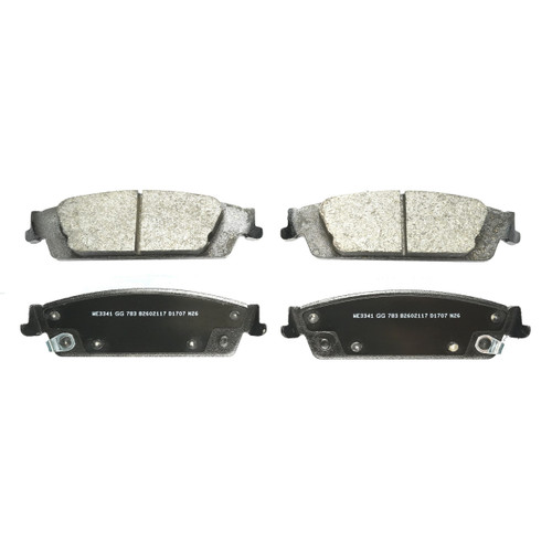 Essentials Rear Disc Brake Pad Set Ceramic EC1707 - angled view