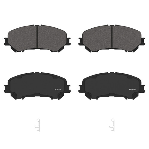 Essentials Front Disc Brake Pad Set Ceramic EC1737 - angled view