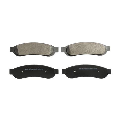 Essentials Rear Disc Brake Pad Set Semi-Metallic ES1334A - angled view