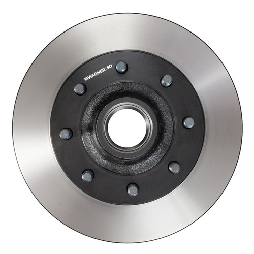 SevereDuty Front Disc Brake Rotor and Hub Assembly DSX125477E - front view