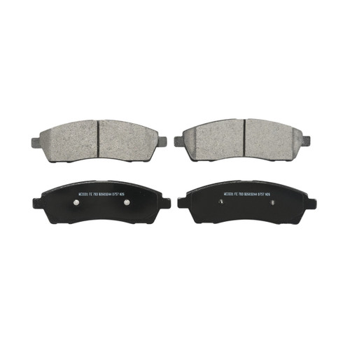 Essentials Rear Disc Brake Pad Set Ceramic ES757 - angled view