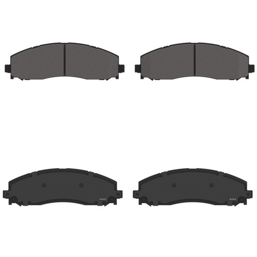 Essentials Rear Disc Brake Pad Set Semi-Metallic ES1691 - angled view