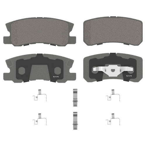 ThermoQuiet Rear Disc Brake Pad Set Ceramic PD868 - angled view