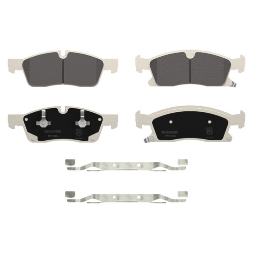 Police Pursuit Vehicle Front Disc Brake Pad Set PPV1904 - angled view