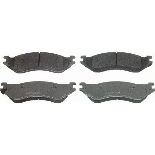 ThermoQuiet Rear Disc Brake Pad Set Semi-Metallic MX702A - angled view