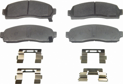 ThermoQuiet Front Disc Brake Pad Set Semi-Metallic MX913 - top view