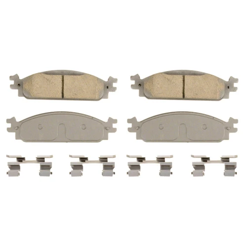 ThermoQuiet Front Disc Brake Pad Set Ceramic QC1376 - top view