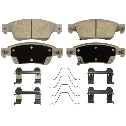 ThermoQuiet Front Disc Brake Pad Set Ceramic QC1287 - top view