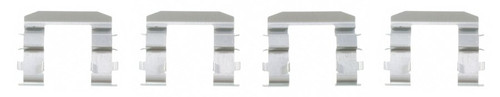 ThermoQuiet Front Disc Brake Pad Set Ceramic QC1295A - kit contents
