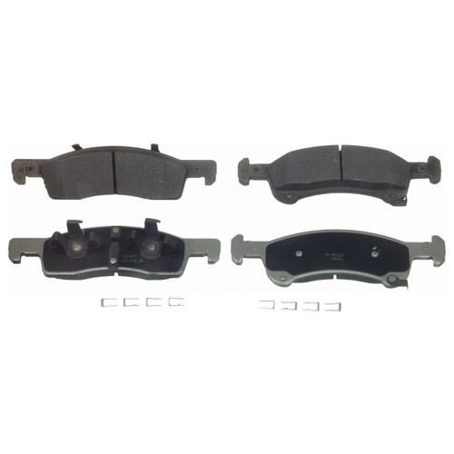 ThermoQuiet Front Disc Brake Pad Set Semi-Metallic MX934 - angled view