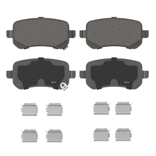 ThermoQuiet Rear Disc Brake Pad Set Ceramic QC1326 - angled view