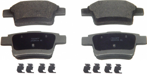 ThermoQuiet Rear Disc Brake Pad Set Ceramic PD1071 - top view