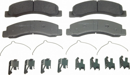 ThermoQuiet Front Disc Brake Pad Set Semi-Metallic MX756 - top view