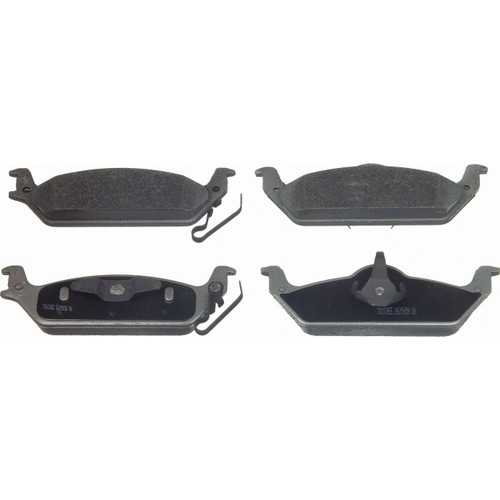 ThermoQuiet Rear Disc Brake Pad Set Semi-Metallic MX963 - angled view