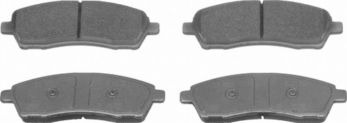 ThermoQuiet Rear Disc Brake Pad Set Semi-Metallic MX757 - top view