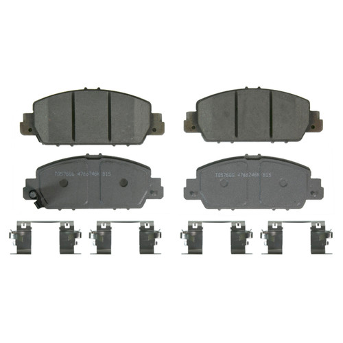 ThermoQuiet Front Disc Brake Pad Set Ceramic QC1654 - top view