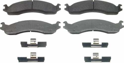ThermoQuiet Front Disc Brake Pad Set Semi-Metallic MX655 - top view