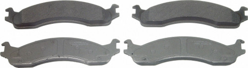 ThermoQuiet Front Disc Brake Pad Set Semi-Metallic MX655A - top view