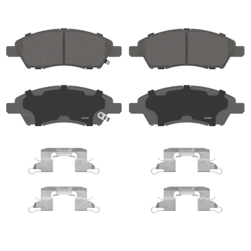 ThermoQuiet Front Disc Brake Pad Set Ceramic QC1592 - angled view