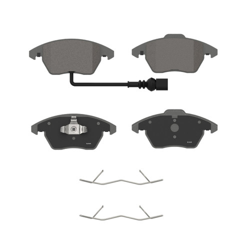 ThermoQuiet Front Disc Brake Pad Set Ceramic QC1107 - angled view