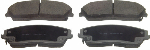 ThermoQuiet Front Disc Brake Pad Set Ceramic QC1056 - top view
