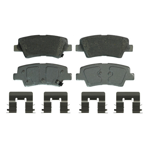 ThermoQuiet Rear Disc Brake Pad Set Ceramic QC1594 - top view
