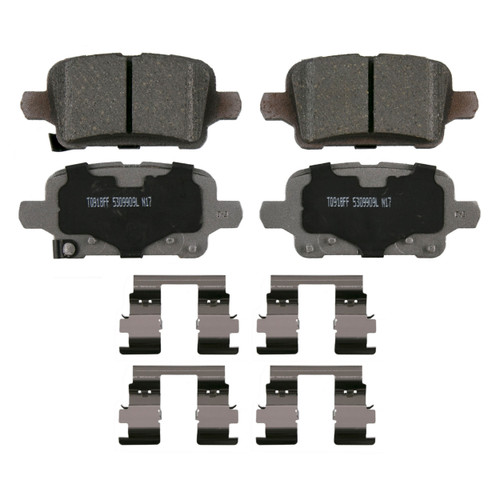 ThermoQuiet Rear Disc Brake Pad Set Ceramic QC1915 - top view