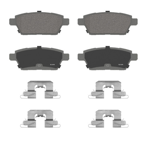 ThermoQuiet Rear Disc Brake Pad Set Ceramic PD1161 - angled view