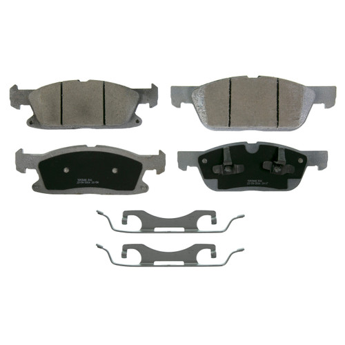 ThermoQuiet Front Disc Brake Pad Set Ceramic QC1818 - top view
