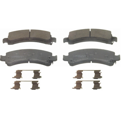 ThermoQuiet Rear Disc Brake Pad Set Ceramic QC974 - angled view