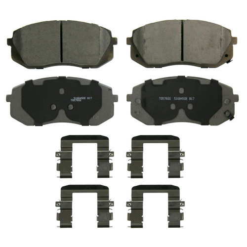 ThermoQuiet Front Disc Brake Pad Set Ceramic QC1826 - top view