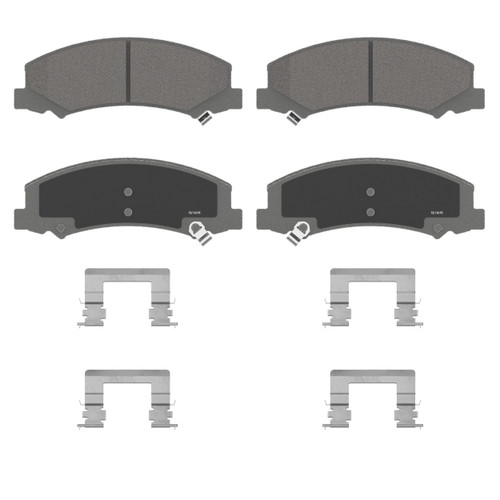 ThermoQuiet Front Disc Brake Pad Set Ceramic QC1159 - angled view