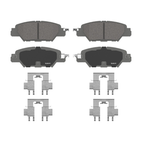ThermoQuiet Rear Disc Brake Pad Set Ceramic QC1846 - angled view