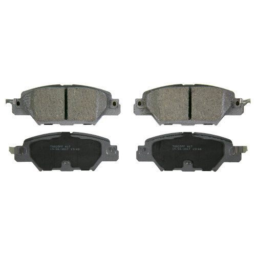 ThermoQuiet Rear Disc Brake Pad Set Ceramic QC1846 - top view