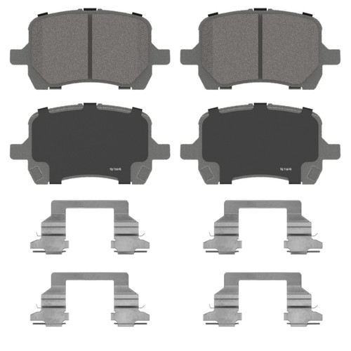 ThermoQuiet Front Disc Brake Pad Set Ceramic QC1160 - angled view