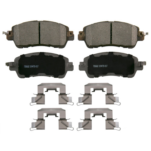 ThermoQuiet Front Disc Brake Pad Set Ceramic QC1852 - top view