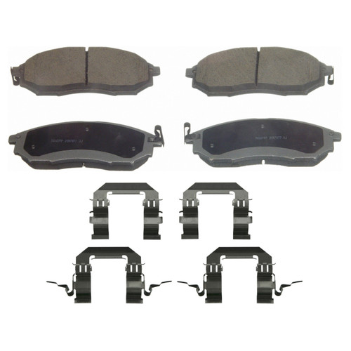 ThermoQuiet Front Disc Brake Pad Set Ceramic QC888A - angled view