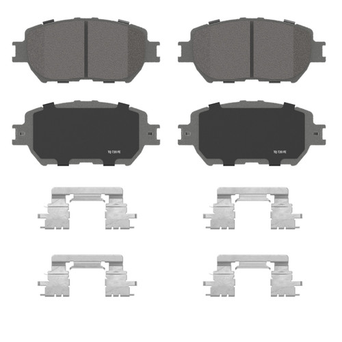 ThermoQuiet Front Disc Brake Pad Set Ceramic QC908 - angled view