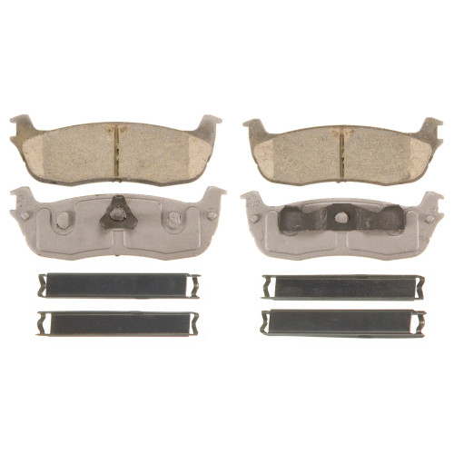 ThermoQuiet Rear Disc Brake Pad Set Ceramic QC711 - top view