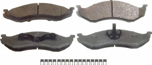 ThermoQuiet Front Disc Brake Pad Set Ceramic QC712 - top view