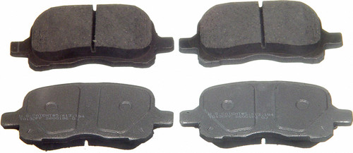 ThermoQuiet Front Disc Brake Pad Set Ceramic QC741 - top view