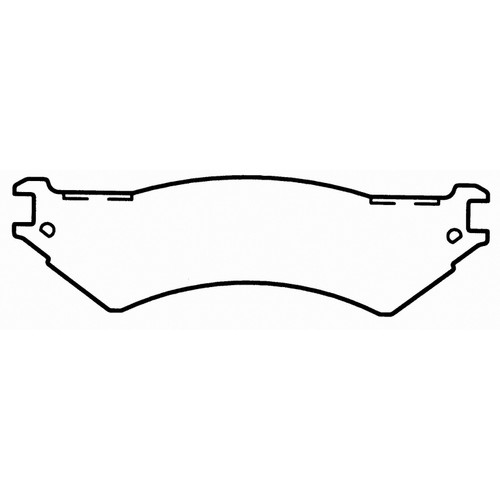 SevereDuty Rear Disc Brake Pad Set SX802 - diagram