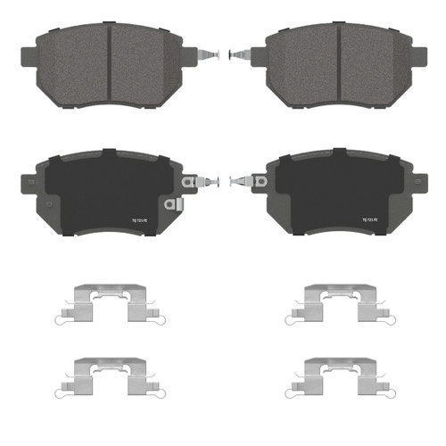 ThermoQuiet Front Disc Brake Pad Set Ceramic QC969 - angled view