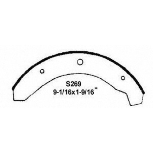 Drum Brake Shoe Z269 - diagram