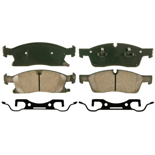 QuickStop Front Disc Brake Pad Set Ceramic ZD1455 - top view