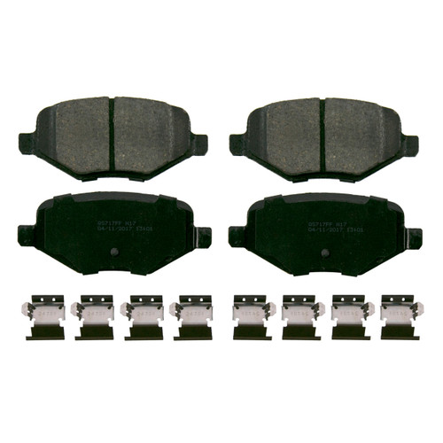 QuickStop Rear Disc Brake Pad Set Ceramic ZD1754 - top view